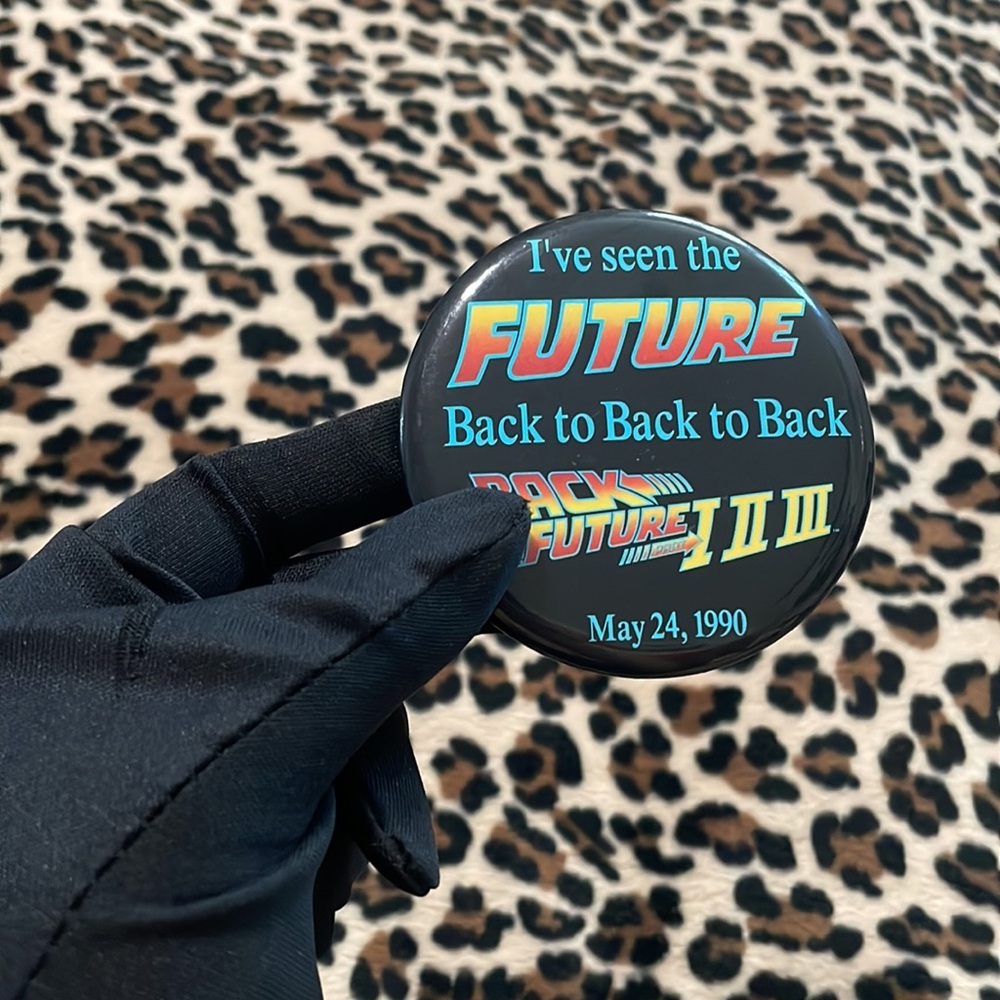 Back To The Future Back To Back To Back Button Pi… - image 2